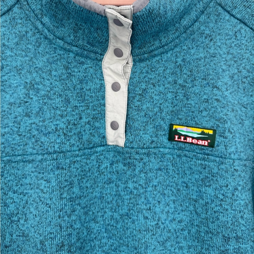 L.L. Bean Women's Blue Pullover Sweater With Pockets Plus Size 2X - Picture 4 of 7